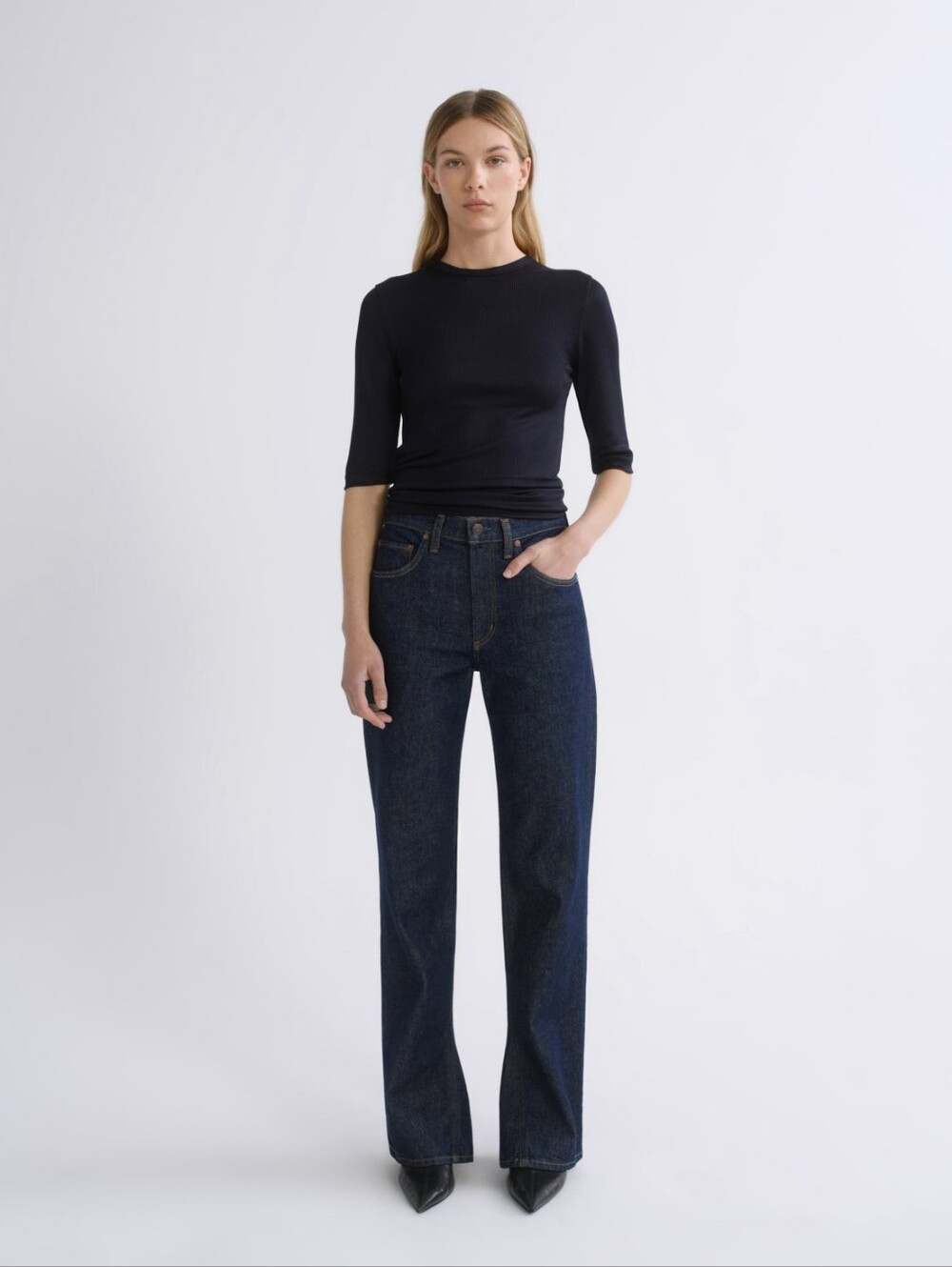 AGOLDE Mid Rise Kick Boot Comfort Stretch Jean in Reissue Sz 28 NWT